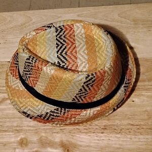 Vibrant Patterned Fedora Hat